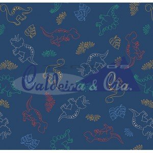 Contorno Dinos cor 02 (Marinho) 